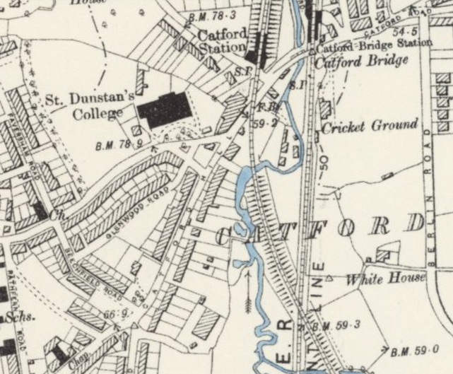 London - Catford Bridge : Map credit National Library of Scotland